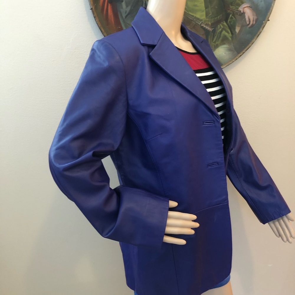 Pendleton Leather Jacket Sz M - image 3